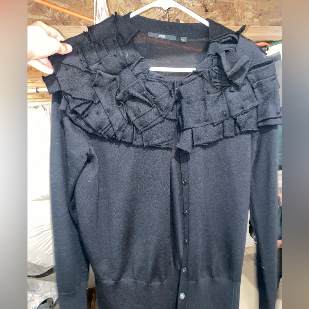 Hugo boss cardigan black
